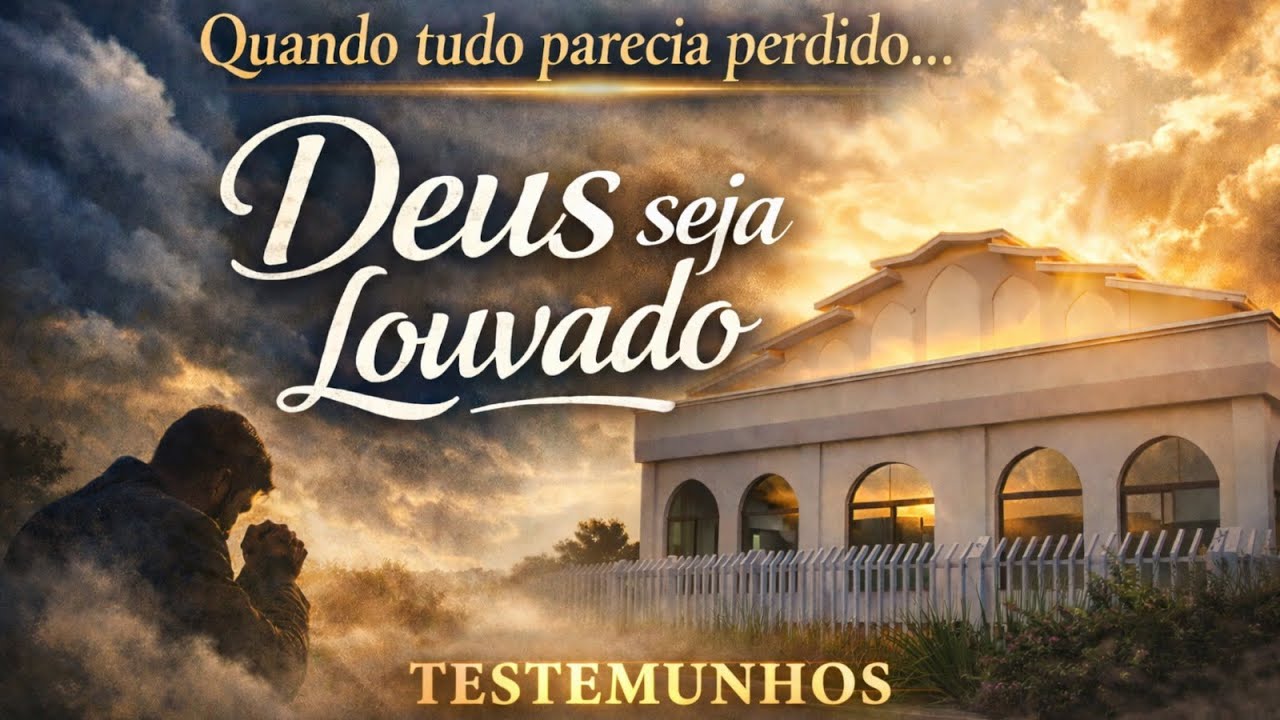 Deus aparece quando tudo está perdido - Deus Seja sempre LOUVADO #testemunhos
