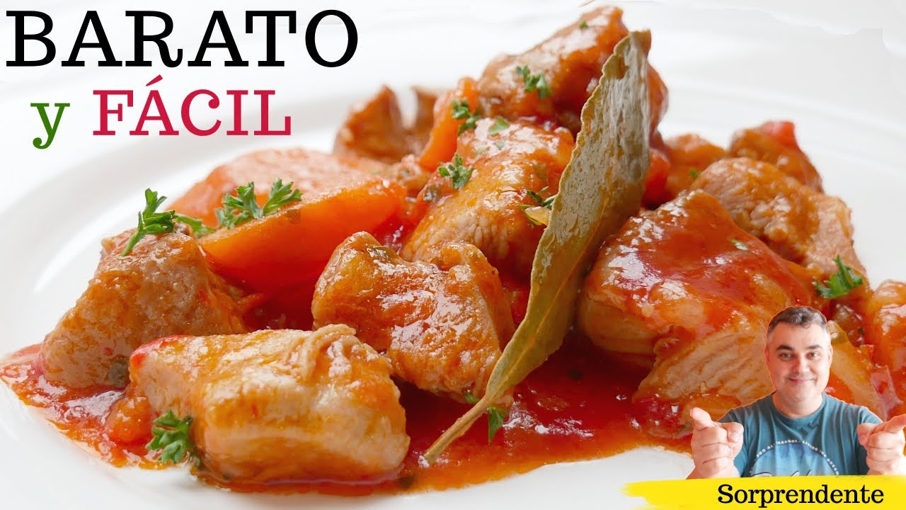 🍗😋 Estofado de PAVO en salsa de TOMATE 😋🍗 (Receta rápida y sencilla)