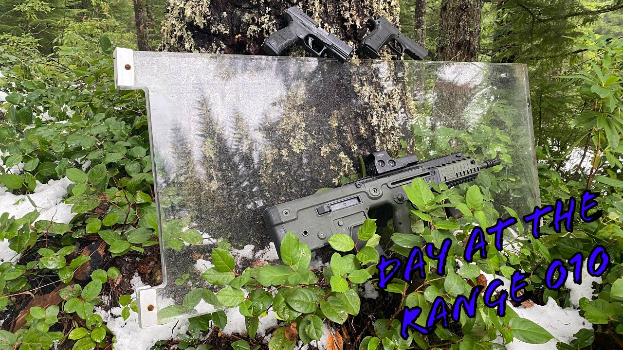 Day At The Range 010: How Bulletproof Is Bulletproof Glass? (9mm, .45 ACP, .223 Rem)