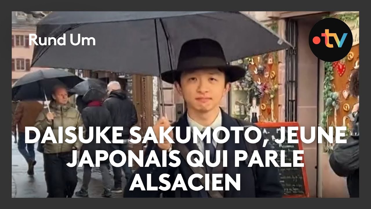 Portrait d'un jeune Japonais de 25 ans qui apprend l'alsacien
