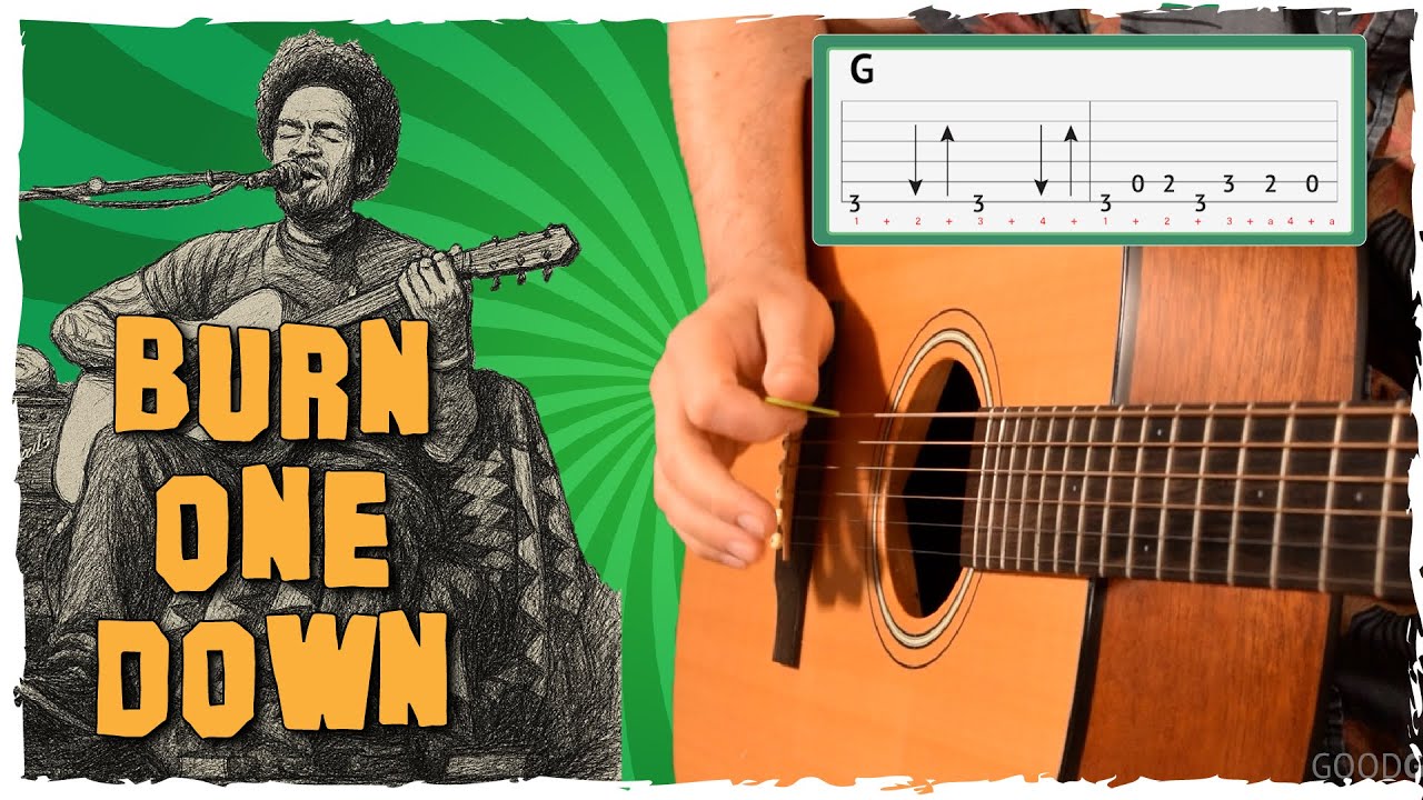 Burn One Down – Легкий урок игры на гитаре (Бен Харпер)