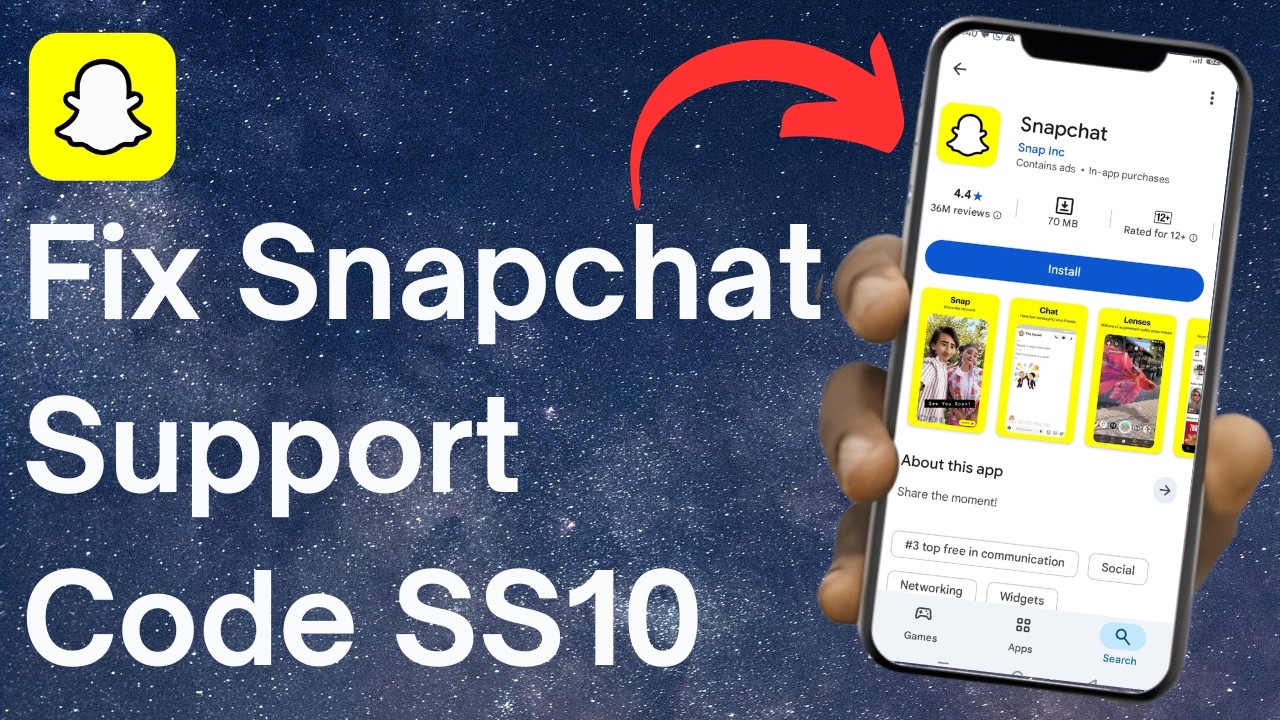 How to Fix Snapchat Support Code SS10