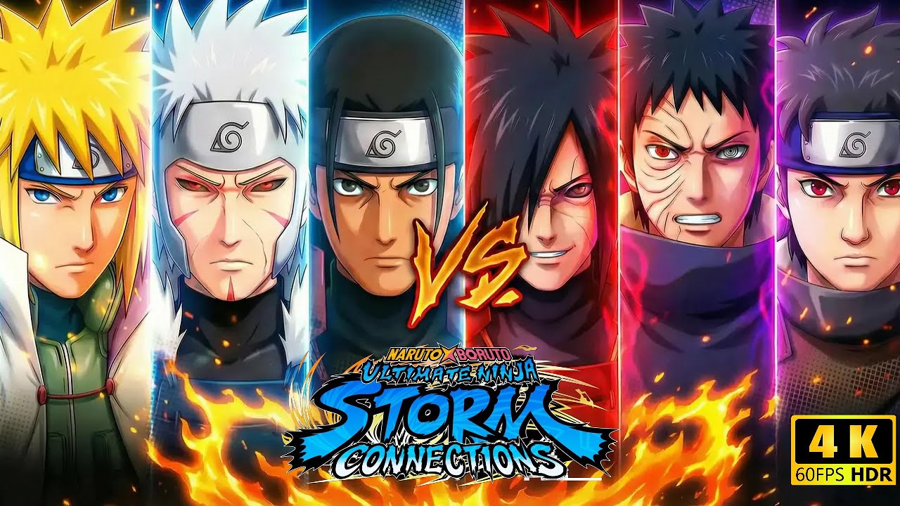 Madara vs Hashirama Full Battle 4K 60FPS Storm Connections