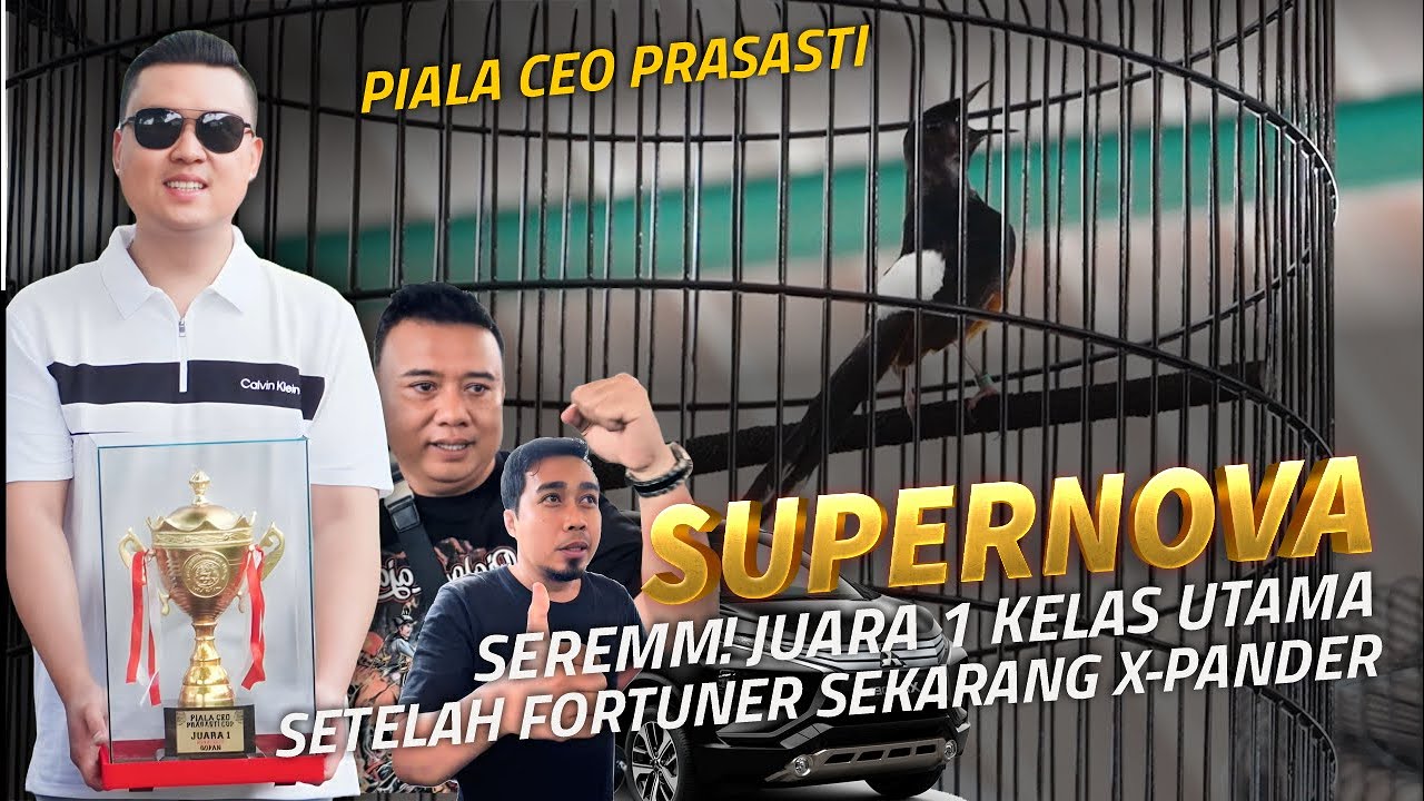 SEREMM! Murai Batu Supernova Juara 1 Kelas Utama - Piala CEO Prasasti Malang