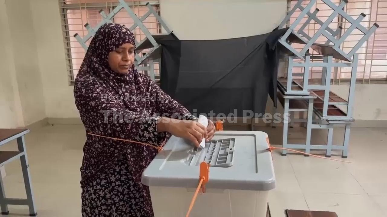 Polls open for Bangladesh’s first election since 2024 uprising that ousted former PM Hasina