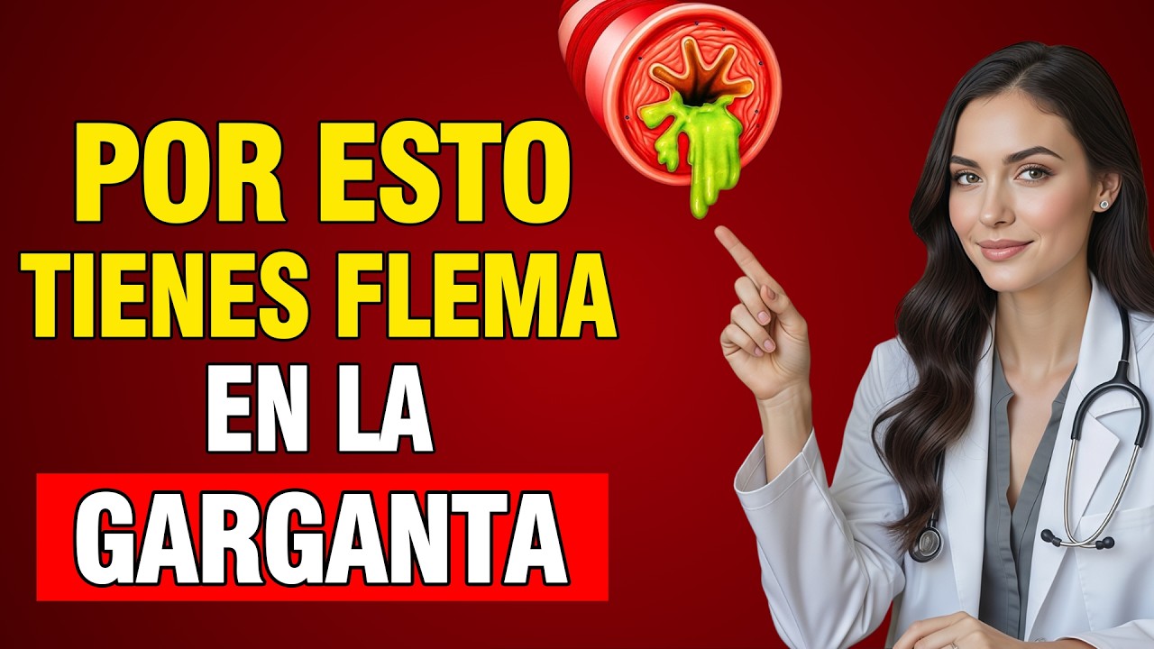 La VERDADERA Causa de la FLEMA PERSISTENTE (Moco en Garganta)