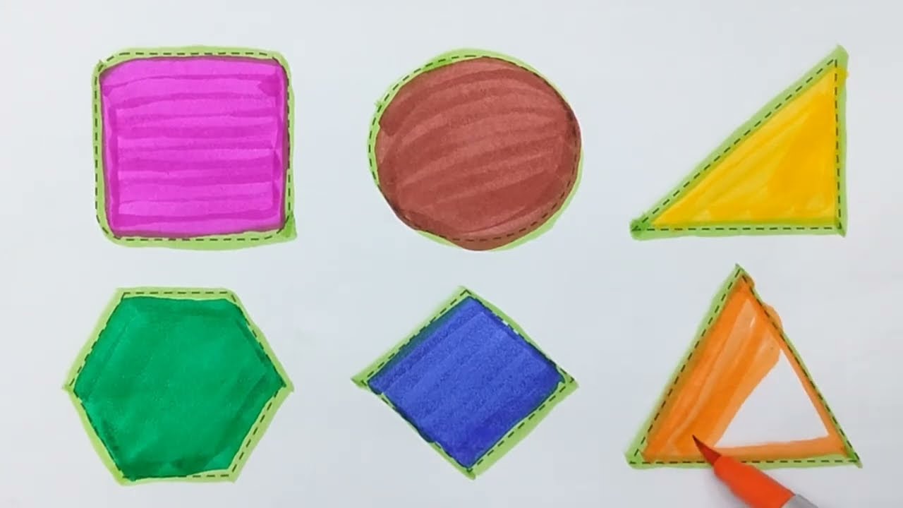 Fun 2D Shapes Song |Learn with Colors |Preschool & Kindergarten Fun || education 