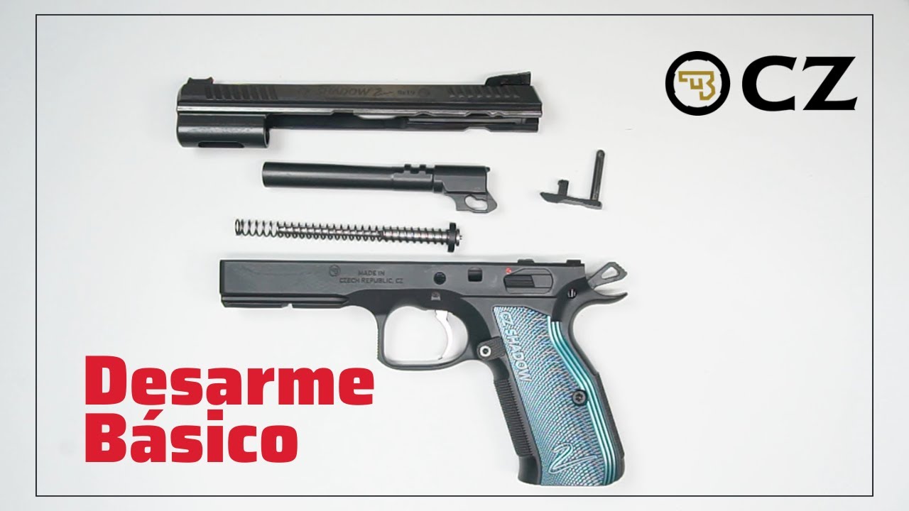 DESARME BASICO CZ SHADOW 2 PARA UNA LIMPIEZA BASICA - ARMAS & MUNICIONES
