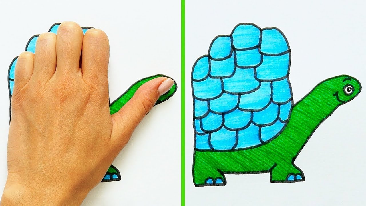 21 TRUQUES MUITO LEGAIS DE DESENHOS