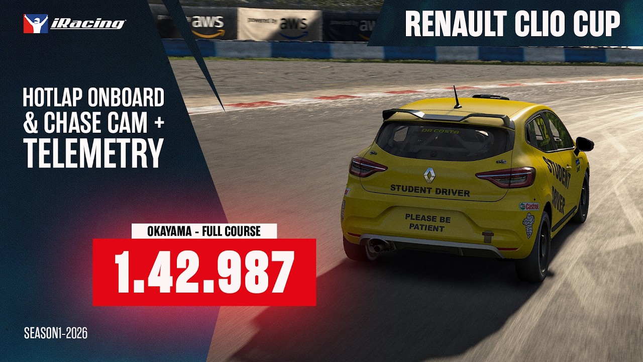 2026 S1 Week 11 - Clio Cup - Okayama Full Course - 1.42.987 | Hotlap