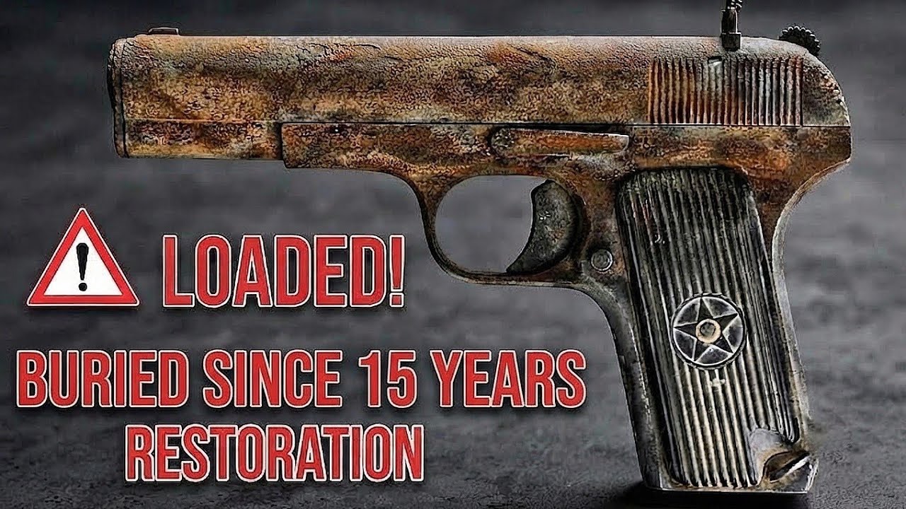 Restoring LOADED 1931 Abandoned TT-30 Tokarev  that was used in WWII | WWII Gun Restoration