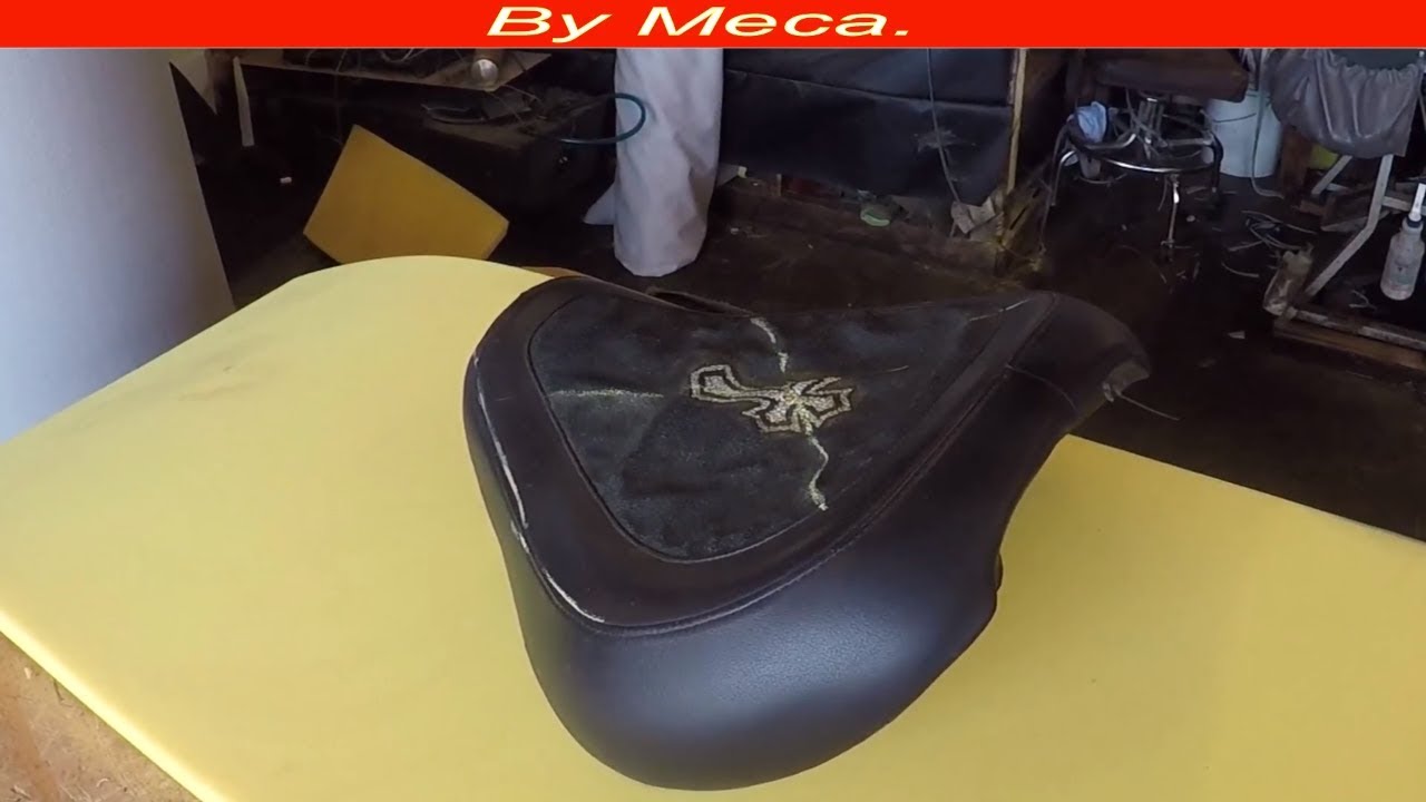 Tapiceria Para aficionados COMO TAPIZAR asiento de moto facil.