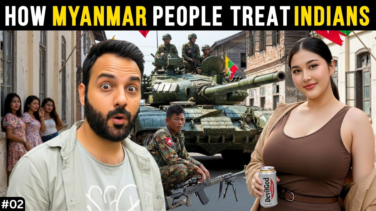 Exploring Yangon City during War | Myanmar Black Market & meeting locals #myanmarvlog 