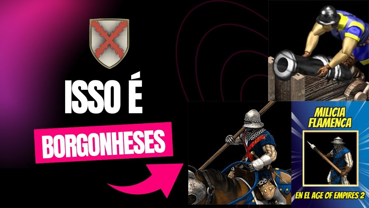 Age Of Empires II Borgonheses Melicia Flaminga civ muito forte.