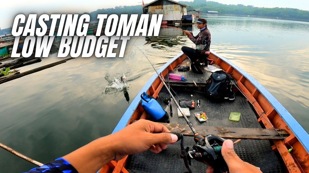 CASTING IKAN TOMAN DI JATILUHUR DANA MINIMALIS DAYUNG SENDIRI KESINI AJA GESSS