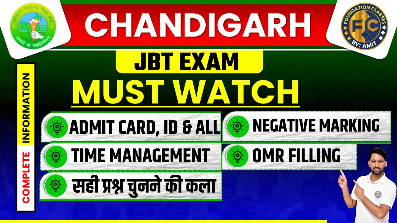 चंडीगढ़ PRT Exam 2025 | Time Management + Best Attempt Strategy | Amit Scholars