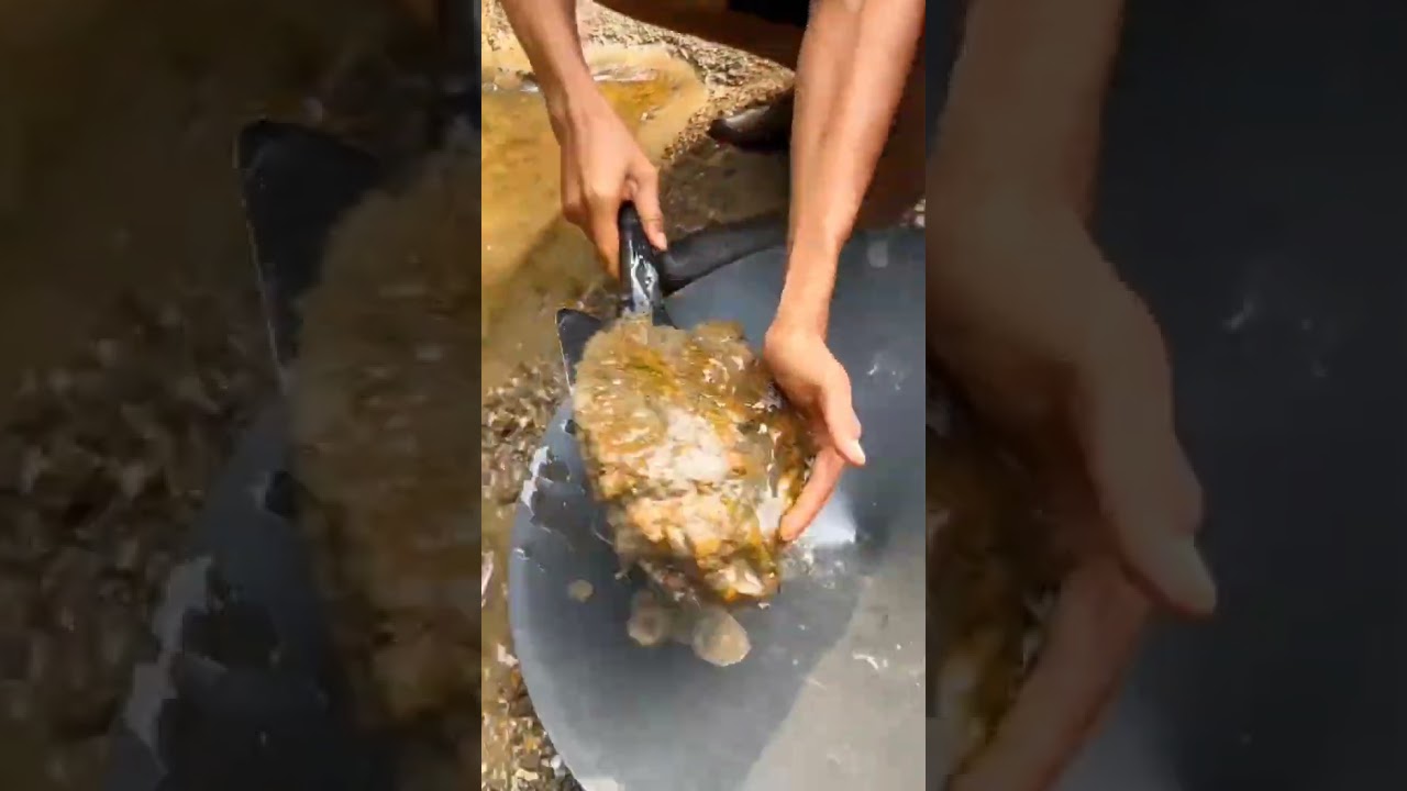 Wow.., Shocked the world 😱‼️Amazing gold discovery in the scary river. 