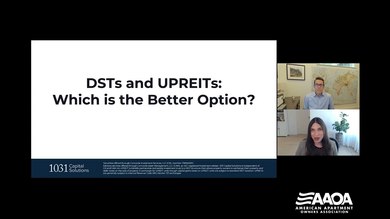 1031 DSTs and UPREITs: Which is the Better Option?
