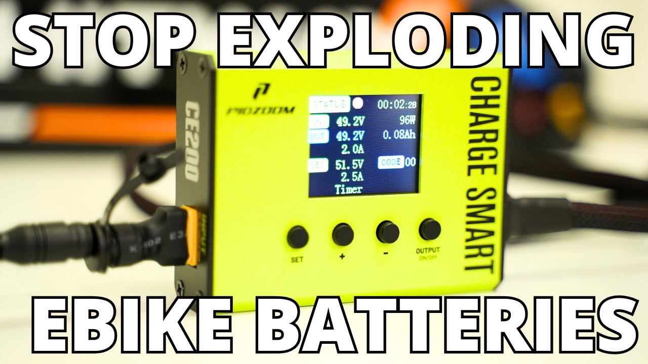 PREVENT EBIKE BATTERY FROM EXPLODING - Pidzoom Charger Enhancer CE200 Unboxing, Assembly, Review