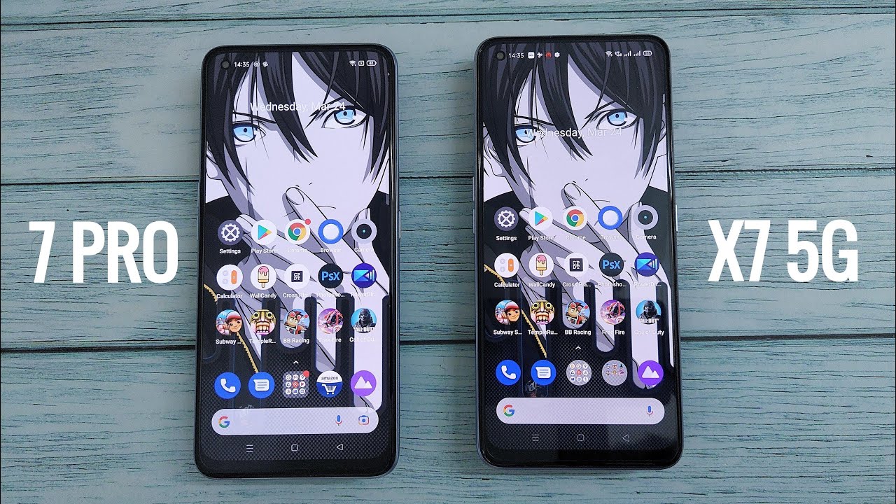 Realme 7 Pro (Android 11) vs Realme X7 (Android 10) SpeedTest