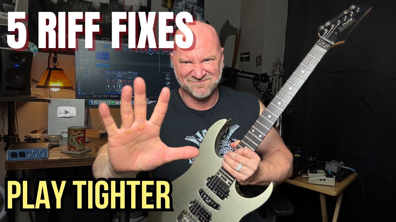 5 Mistakes That Keep You From Playing Tighter Metal Guitar Riffs
