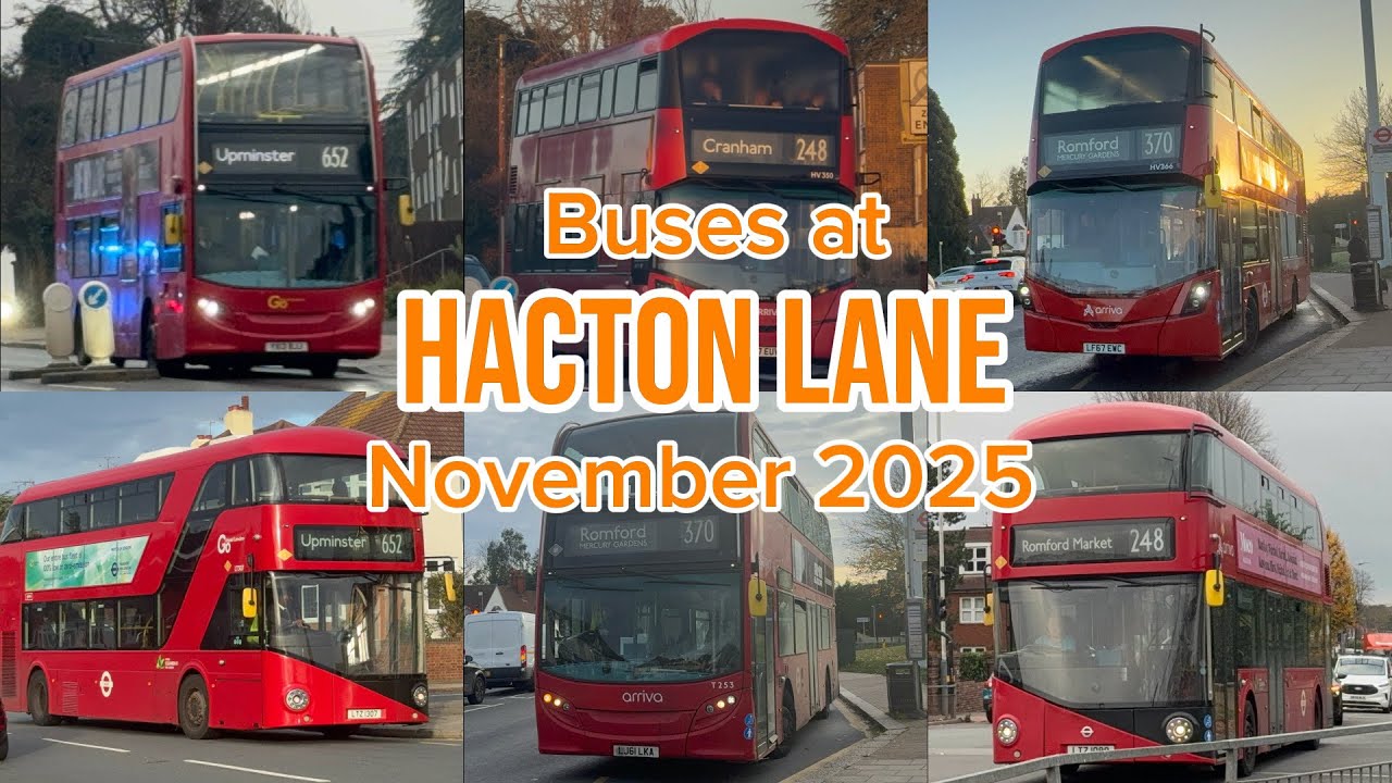 Buses at Hacton Lane - November 2025