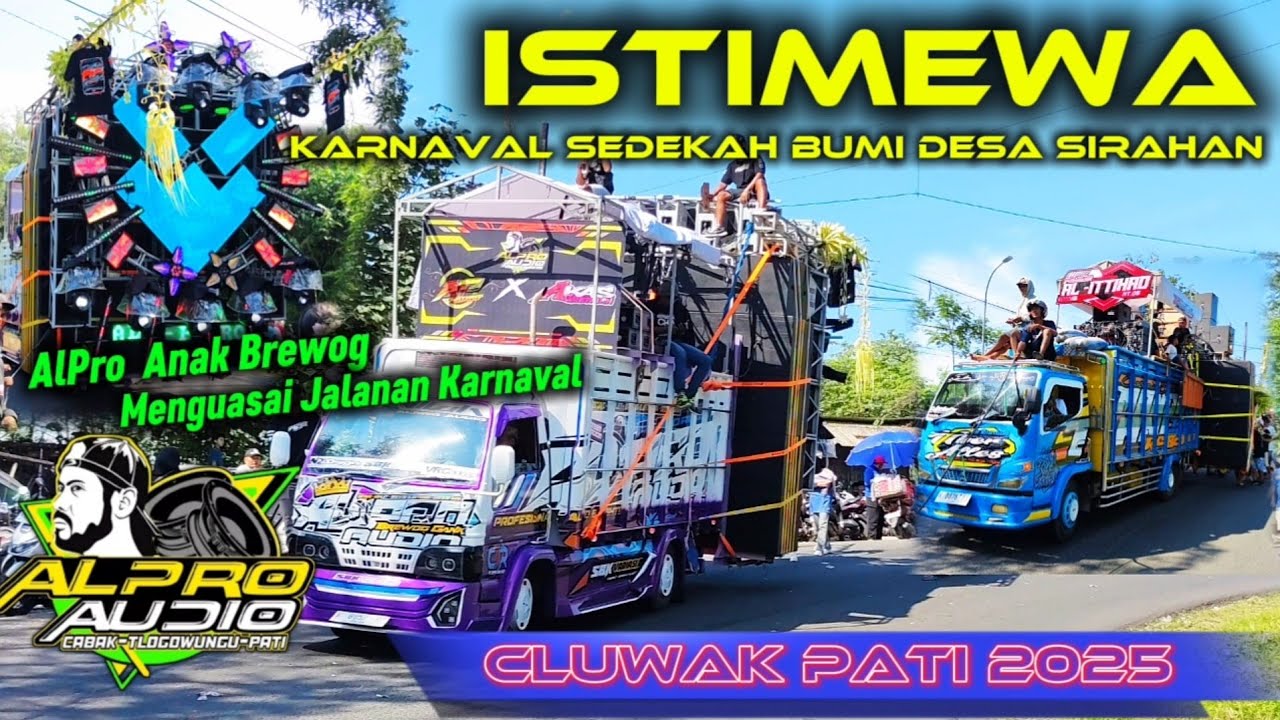 ISTIMEWA 🔥🔥 KIRAB BUDAYA KARNAVAL SEDEKAH BUMI DESA SIRAHAN CLUWAK PATI 2025