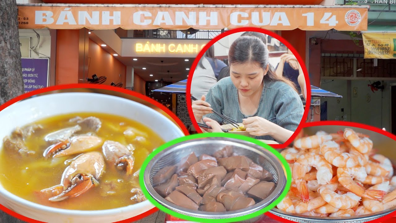 BÁNH CANH CUA 14 TRẦN BÌNH TRỌNG SIÊU NGON TẠI QUẬN 5