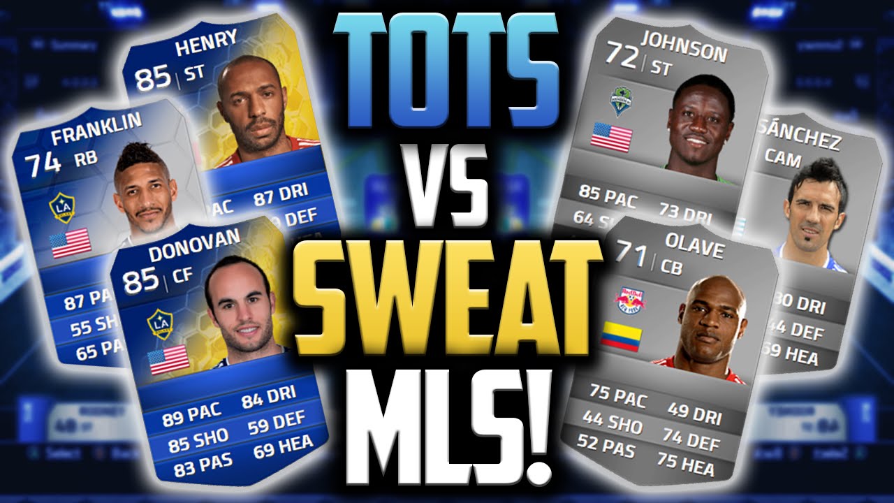 TOTS VS SWEAT - MLS ALL STARS! FIFA 14 ULTIMATE TEAM!