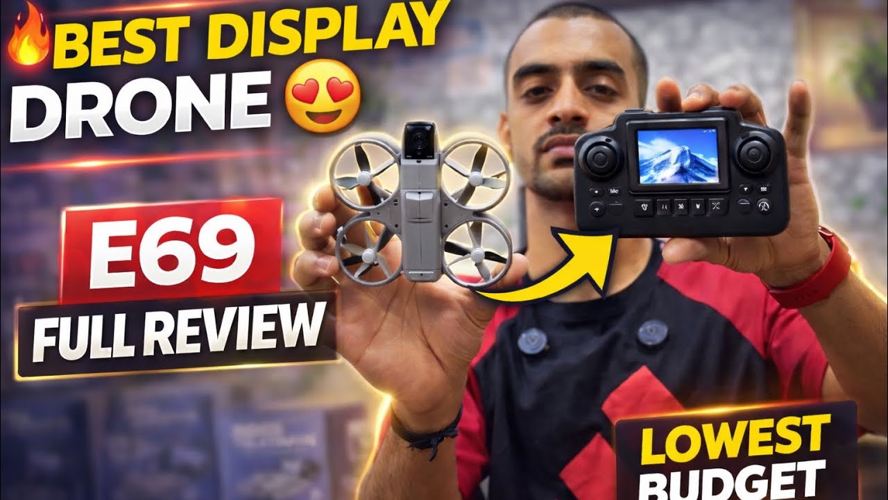 E69 Display Drone Full Review 🔥 | Best Screen Remote Drone on Lowest Budget 