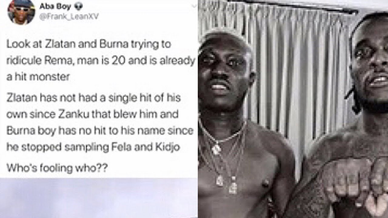 Nigerian man calls out Nigerian singer Zlatan ibile and Burna boy on Twitter for mocking Rema’s song
