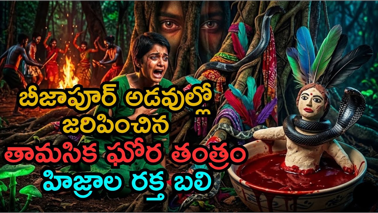 పంది రక్తం,🐍కుబుసంతో బీజాపూర్ అడవుల్లో చేసిన భయంకరమైన తామసిక ఘోర తంత్రం😱Real telugu horror stories