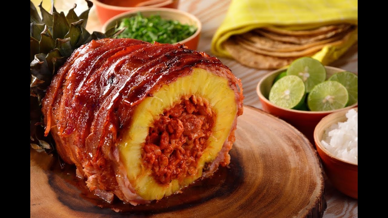 Pi&ntilde;a Rellena de Pastor | C&oacute;mo hacer una PI&Ntilde;A rellena de PASTOR