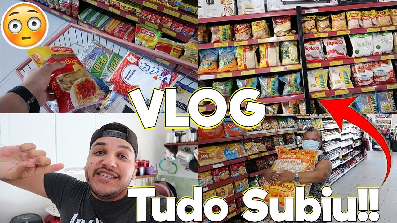 COMPRAS DO MÊS PARA 4 PESSOAS - COMPREI O BASICO E UM POUCO MAIS - TUDO MUITO CARO 😰