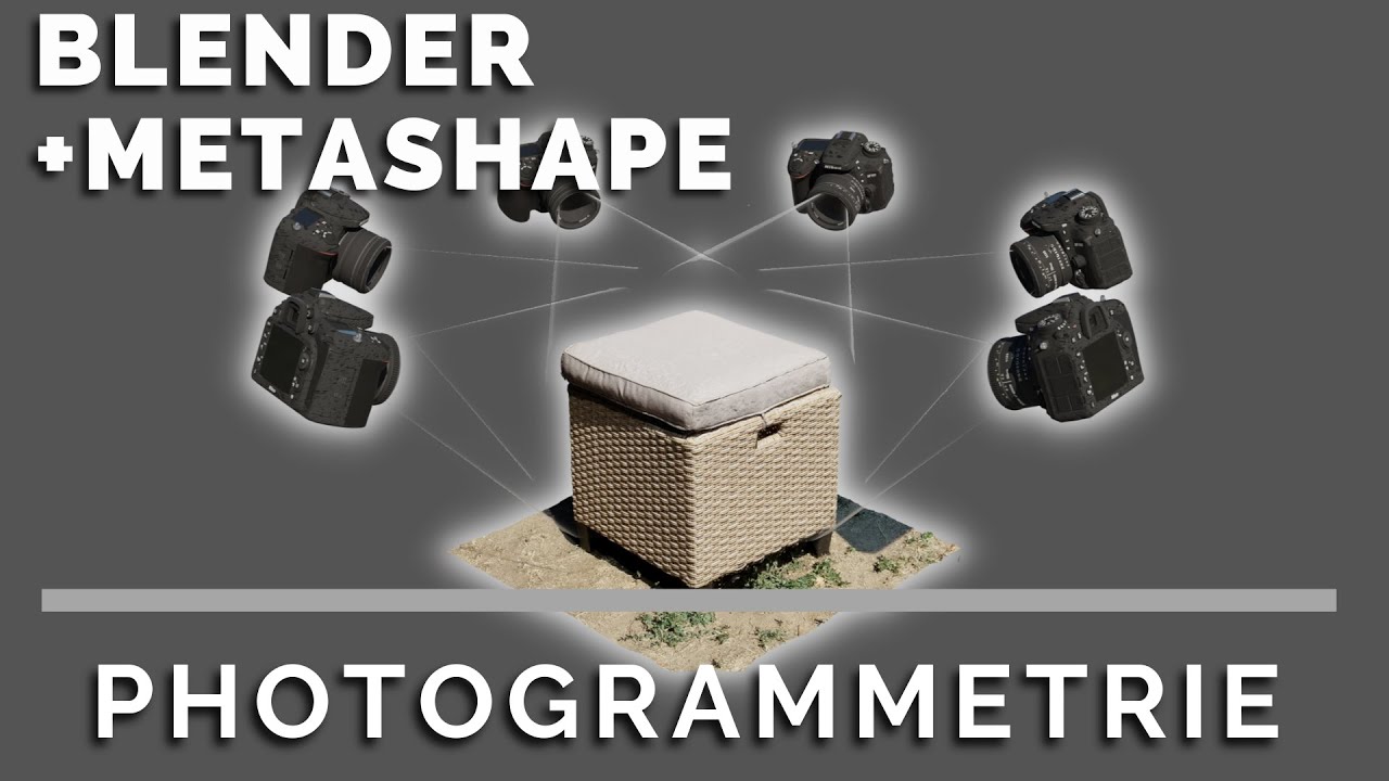 Photogrammetrie mit Blender und Metashape!