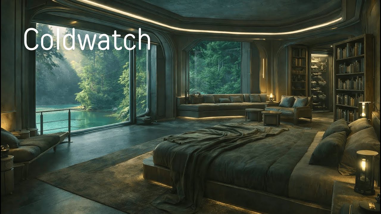 Coldwatch | Space Sci-fi Ambient + Nature + Water ASMR  for Relaxation | Pure Peace Playlist