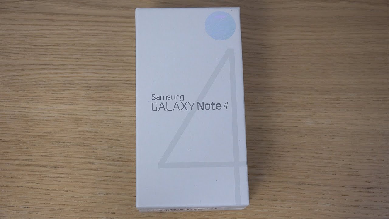 Samsung Galaxy Note 4 — распаковка (4K)