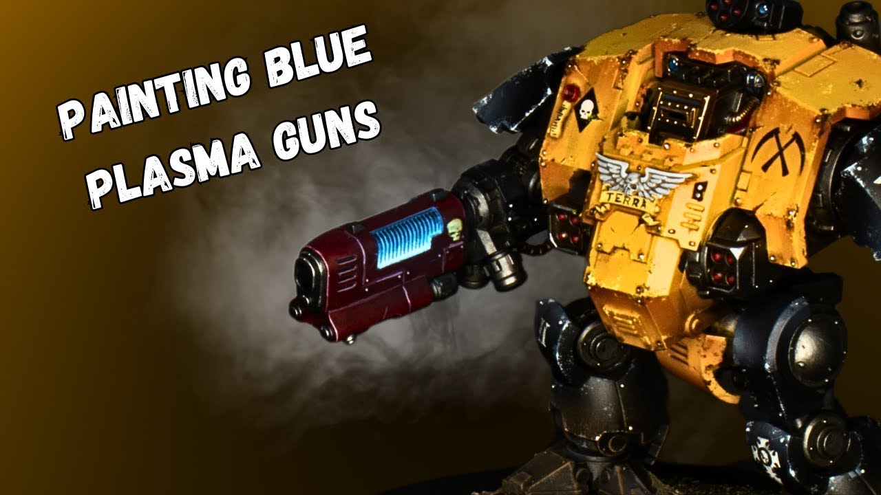 How to Paint Blue Plasma Guns - Painting Tutorial