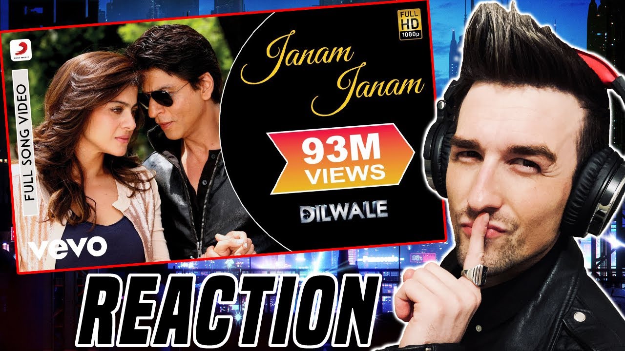 Janam Janam Full Video - Dilwale|Shah Rukh Khan|Kajol|Arijit Singh|Antara Mitra|Pritam (REACTION)