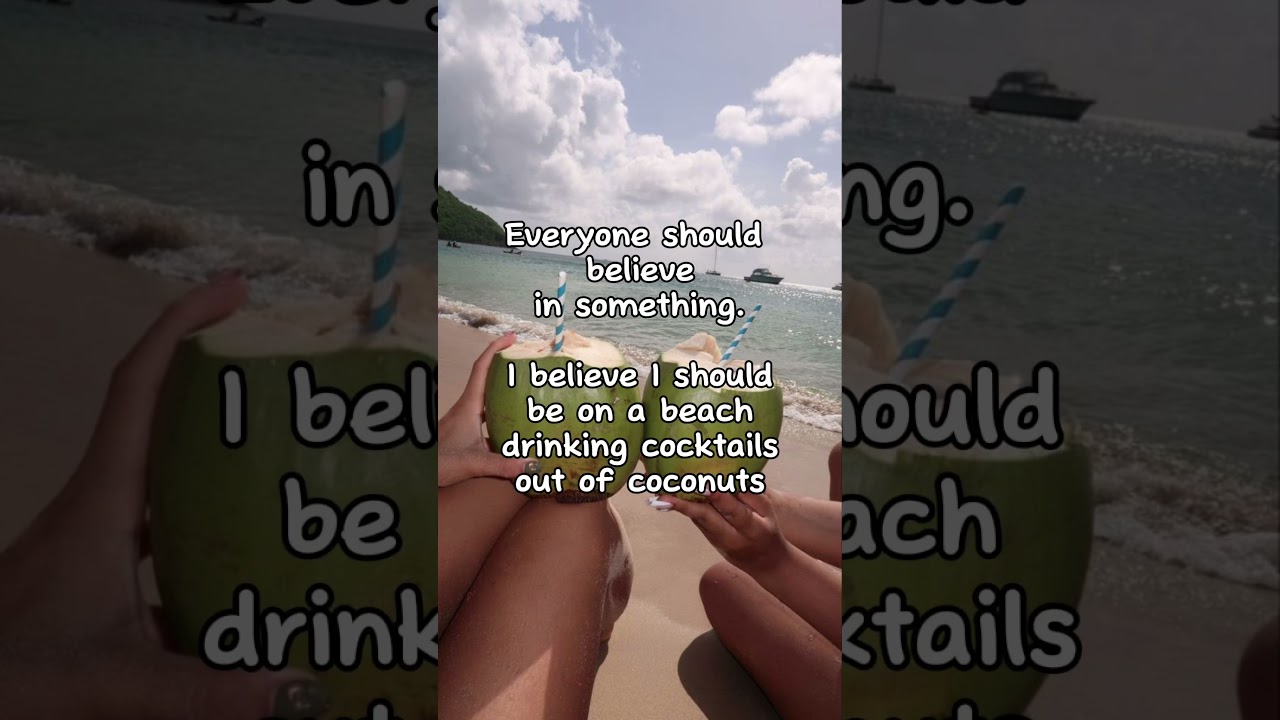 Coconuts on the beach. Yes please&hellip; #dreamlife