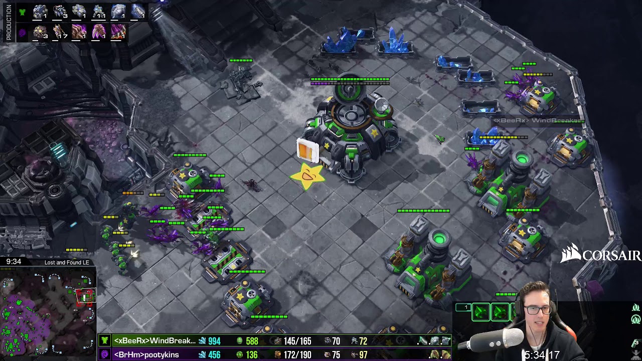 StarCraft 2 - ZvT Rule of 1-gas Ling-Bane-Hydra Style - Coaching Diamond 1