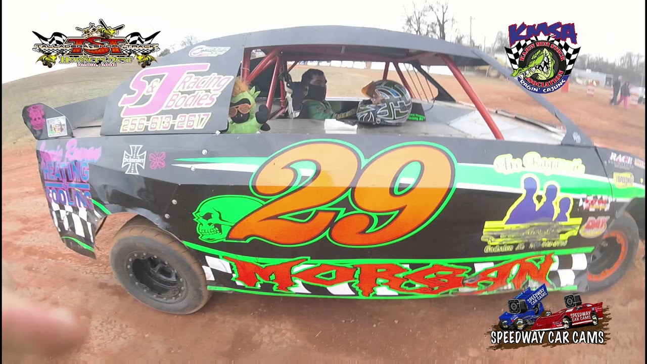 #29 Jo Jo Morgan - KMSA Pony - ICE BOWL 2018 - Talledega Short Track - In Car Camera