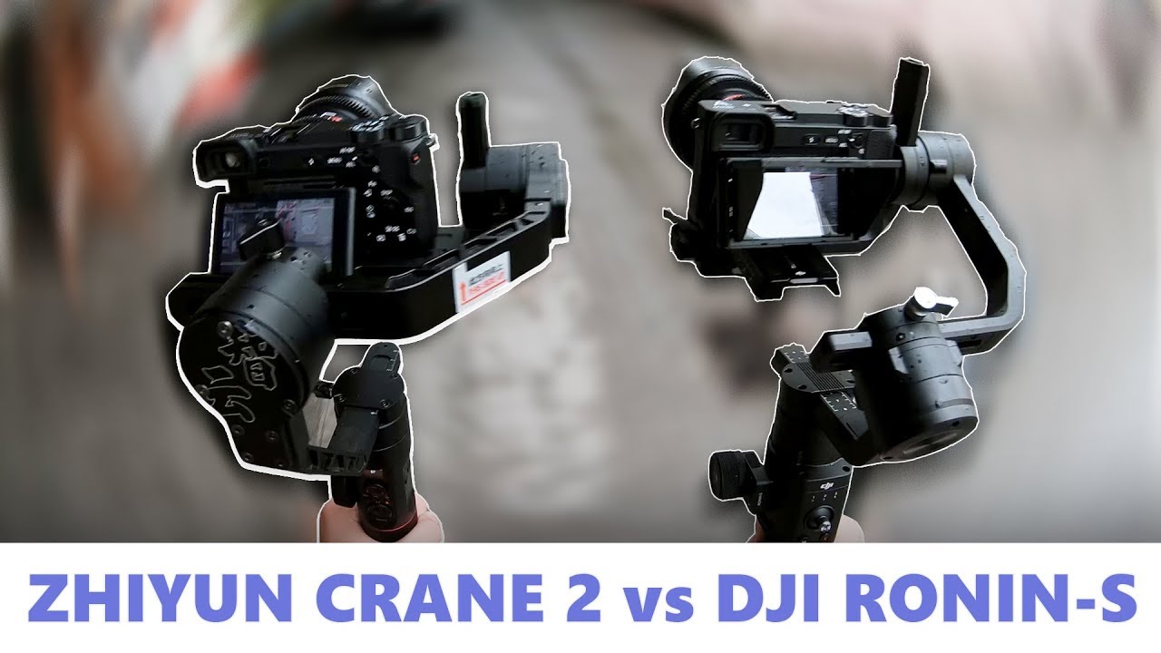 DJI Ronin S vs Zhiyun Crane 2 vs DJI Ronin M