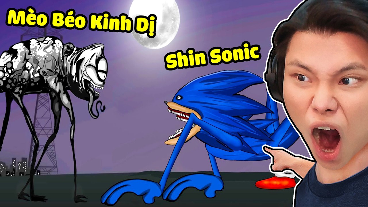 JAYGRAY SỢ HÃI VÌ SHIN SONIC PHIÊN BẢN HOẠT HÌNH 2D*ĐẠI CHIẾN NHÍM SONIC TAPES KINH DỊ KHỔNG LỒ
