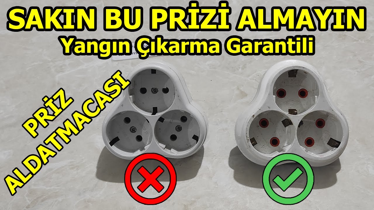 SAKIN BU ÜÇLÜ PRİZLERİ ALMAYIN! Yangın Çıkarmak İsteyen Bu Prizi Alsın, Priz Aldatmacası