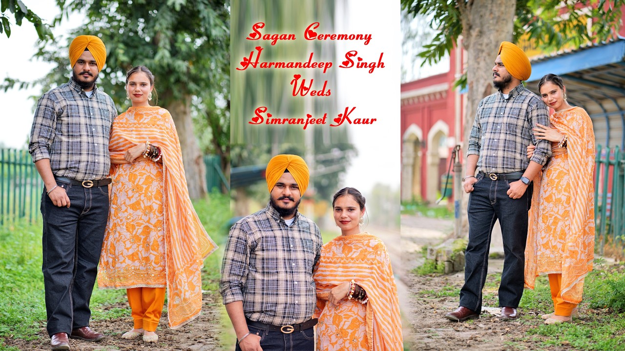 Sagan Ceremony of Harmandeep Singh Weds Simranjeet Kaur
