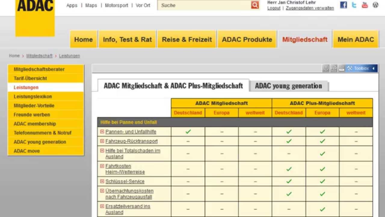ADAC Upgrade auf Plus Mitgliedschaft - So geht&acute;s online