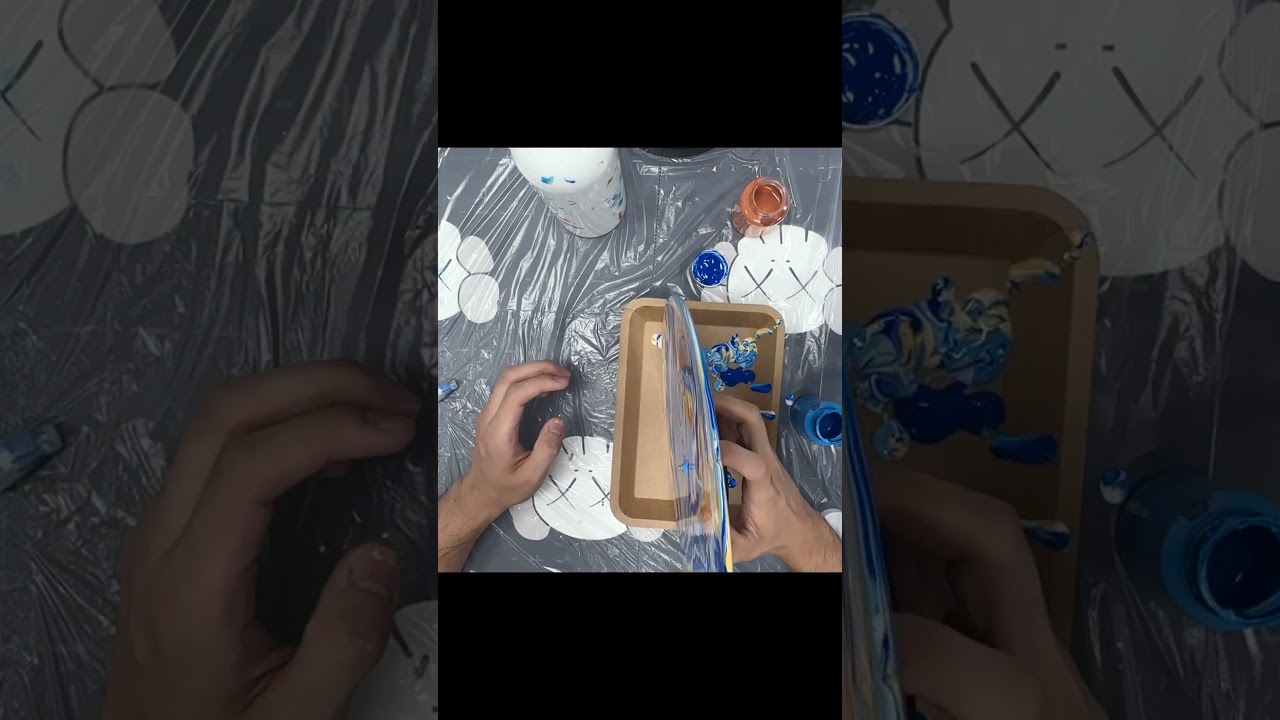 Crafts Zone Studio-Fluid Art Clock