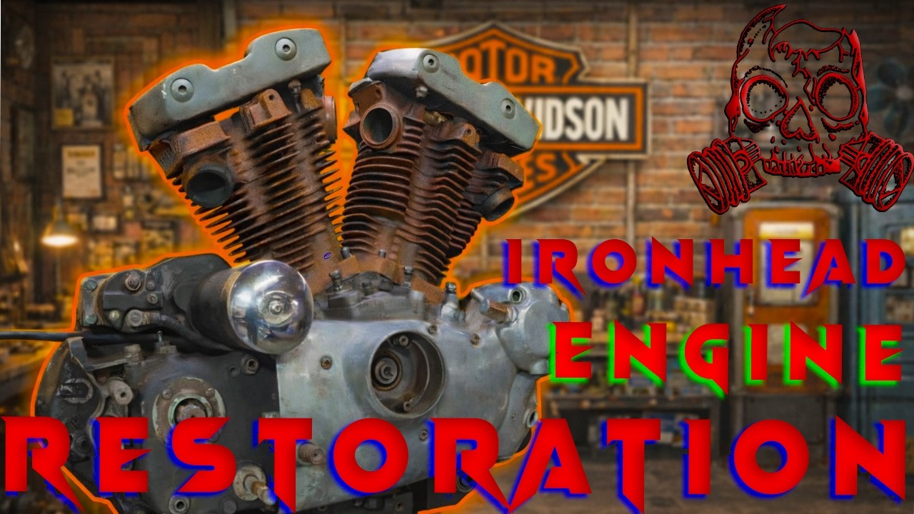 RESTORATION of a 50 Year Old HARLEY Sportster found in a shack!! #shovelhead #asmr #restoration