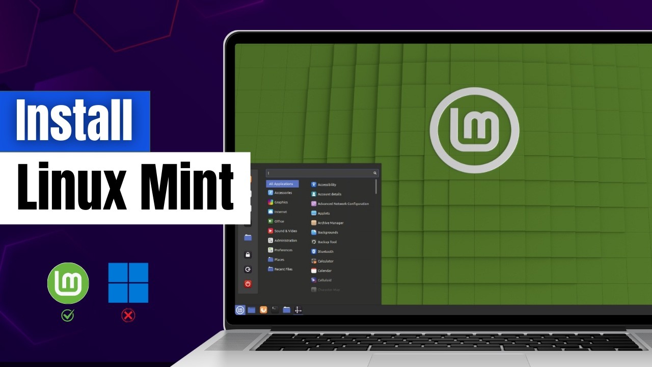How to Completely Remove Windows & Install Linux Mint | Install Linux Mint on PC/Laptop